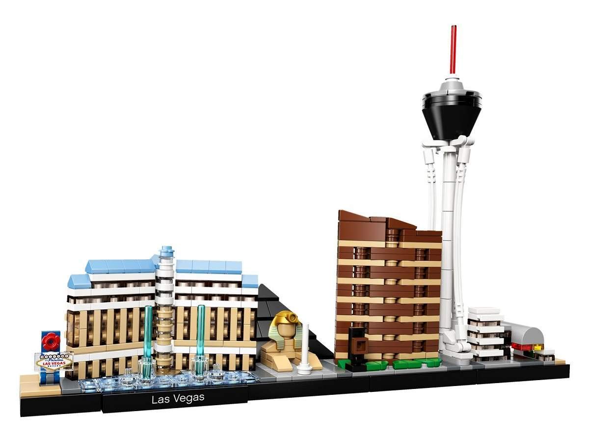 LEGO Architecture Skyline Collection Las Vegas Building Kit 21047 (487 Pieces)