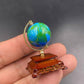 Miniature Globe, Dollhouse 1:12 Scale Globe, Tiny Terrestrial Globe Model, for Mini Dollhouse Decorating, Furniture DIY Decortion