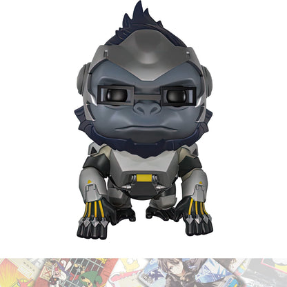 Funko W i n s t o n : 6in Deluxe P o p ! Games Vinyl Figurine Bundle with 1 Game Theme Compatible Trading Card (097-09300)