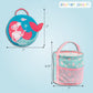 Stephen Joseph, Collapsible Beach Buckets for Kids, Foldable Sand Bucket, Shovels with Beach Bag Toys, Sand Pails for Toddlers Beach Toys, Family