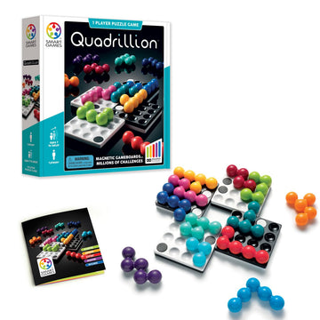 SmartGames Quadrillion - Endless Magnetic Puzzle Game with Unlimited Solutions for Ages 7+