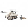 General Jim's Military Series WW2 Building Blocks Toy Set - German Army Leopard VK-1602 Reconnaissance Battle Tank Building Blocks Set