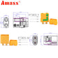 Xiangtat Amass 5 Pair XT90S XT90-S XT90 Connector Anti-Spark Male Female Connector for Battery, ESC and Charger Lead