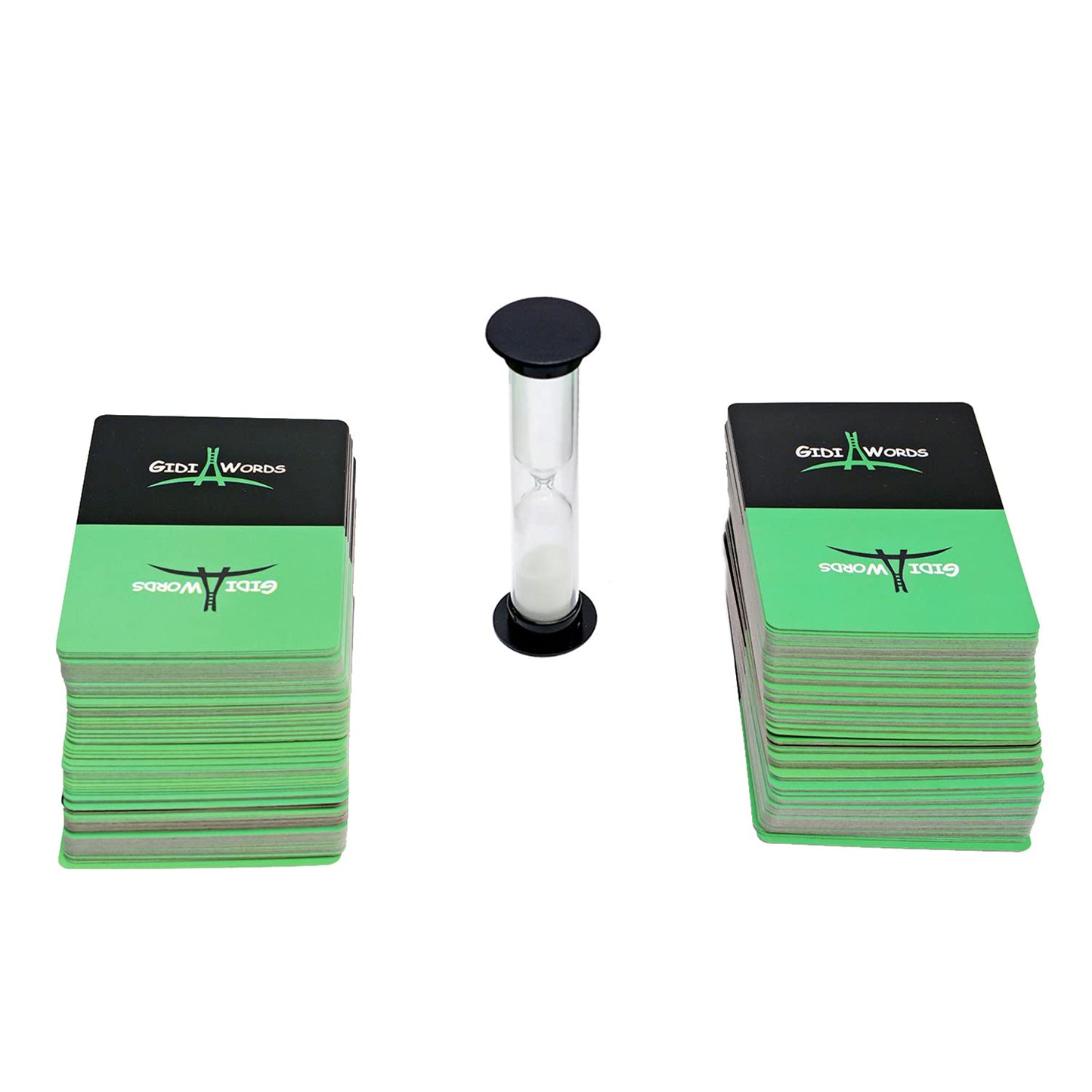 Gidi Card Games - Nigerian Charades With Sand Timer | African Word Testudo Family Game for Kids and Adults | Board Game for Party, Hangout, Bonfire