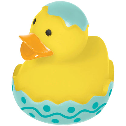 Adorable Teal Easter Rubber Duck - 2.25" x 2" (Pack of 1) - Holiday-Themed Bath Toy - Perfect Gift or Decoration