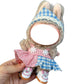 Cute Clothing Set, Suitable for 17cm Cute Clothing Set, Including high-end Fashionable Dresses and Headscarf Accessories, Headscarf+Clothing