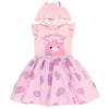 Squishmallows Patty the Cow Little Girls Scuba Cosplay Hooded Tulle Tutu Dress Pink 6