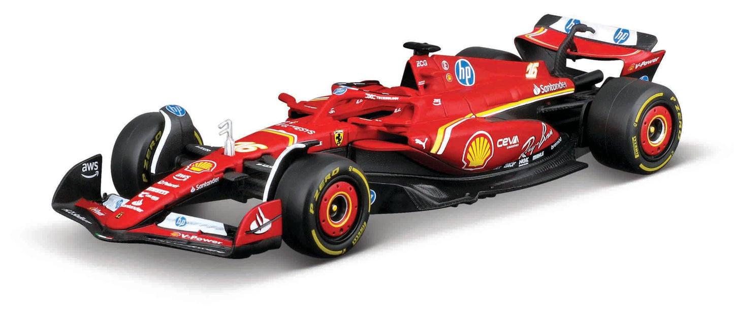 Maisto Tech R/C 1:41 2024 DC Ferrari SF-24 Car w/Track, Leclerc #16