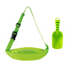 AJFHKJ Mesh Beach Bag Shell Bags for Beach with Beach Shovels Set, Adjustable Fanny Pack Seashell Bag for Collecting Seashells Rocks for Adults Boys