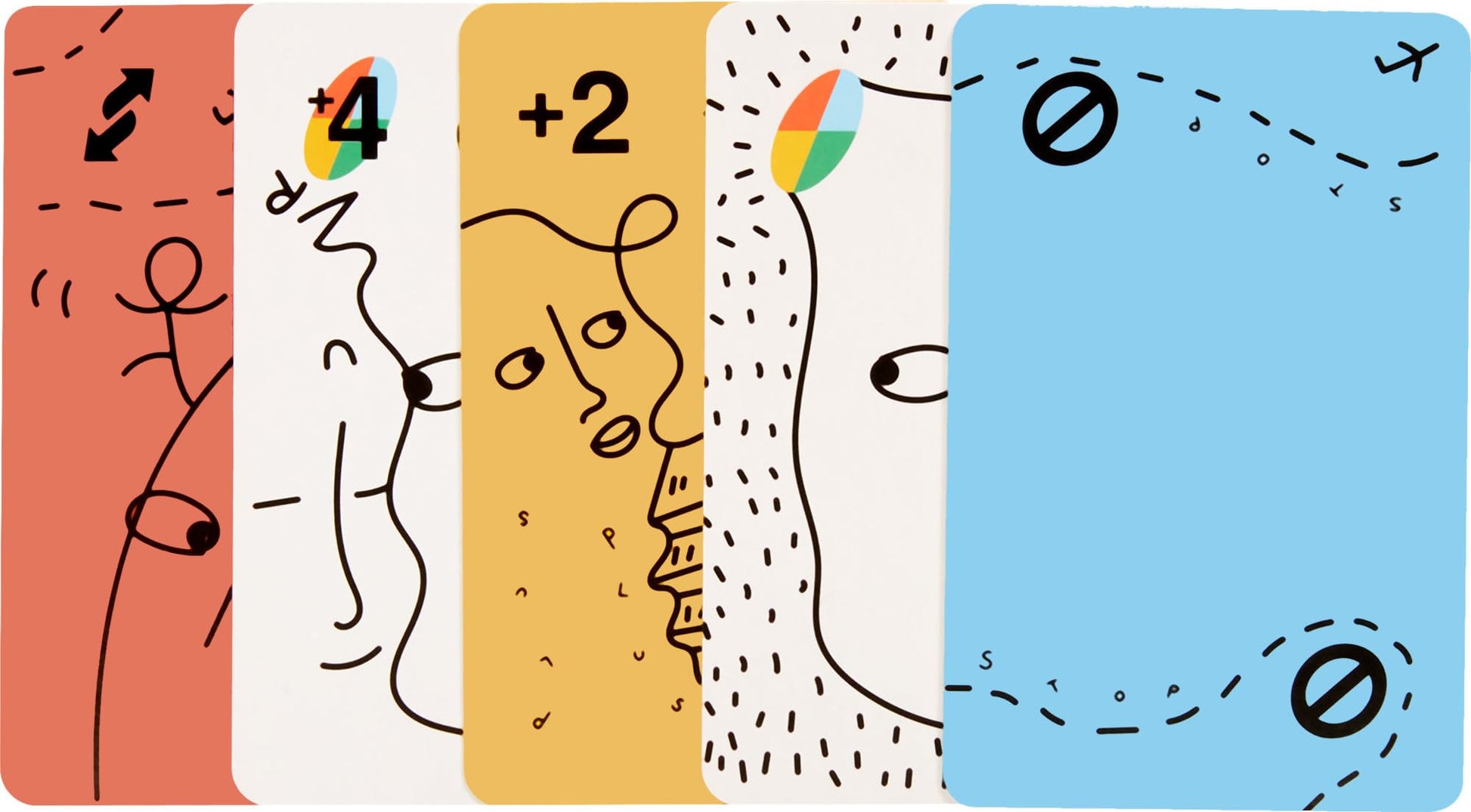Mattel Games UNO Artiste Shantell Martin Card Game for Kids, Adults & Family Night, Collectible Deck Featuring Graphics & Art by Shantell Martin