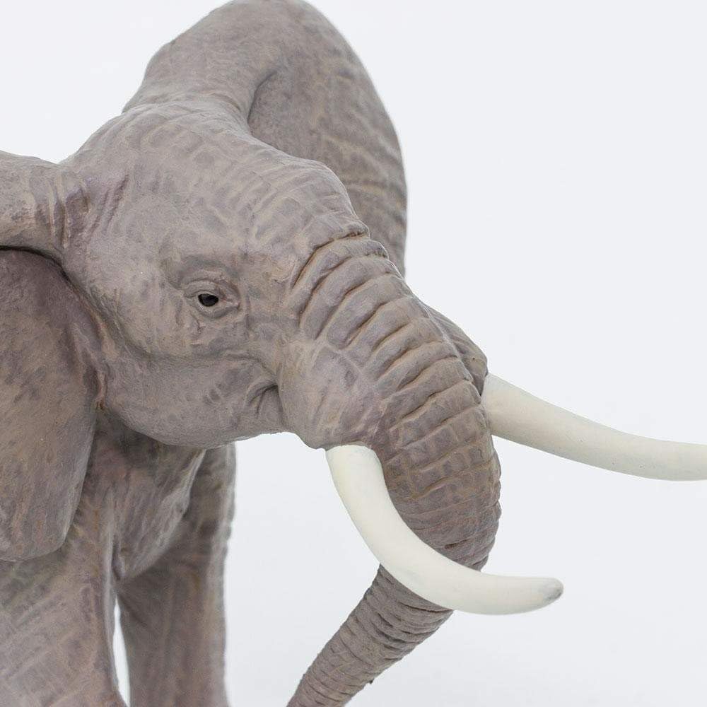 Safari Ltd. African Bull Elephant Figurine - Realistic 7.6" Wildlife Figure - Educational Toy for Boys, Girls, and Kids Ages 3+