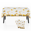 Zharkoo 2 Pack Construction Party Tablecloth, Digger and Excavator Theme Table Cover, 108x54 Inch Truck Birthday Party Decors, Rectangle Waterproof