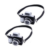 2Pcs 1:4 Scale Mini Camera Prop Ornament Vintage Camera Model, Miniature Digital Camera Mini Decoration Accessories Photography Props Ornament(Style