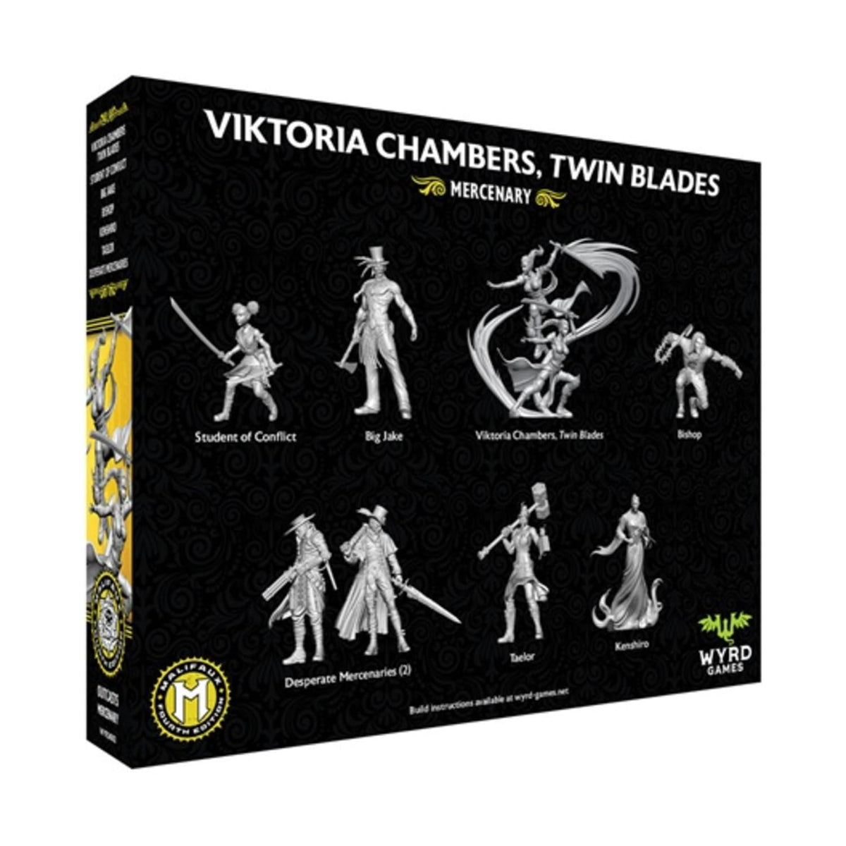 Wyrd Miniatures WYR24502 Malifaux 4th Edition Viktoria & Twin Blades Miniature