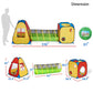 UTEX 3 in 1 Pop Up Play Tent with Tunnel, Indoor/Outdoor Playhouse