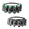 BLDUL 2 Pcs Beer Belt Adjustable 6 Pack Beer Belt Holder for Man Women Drinking Accessories for Outdoor Camping Hiking Picnic Party World Cup Fifa