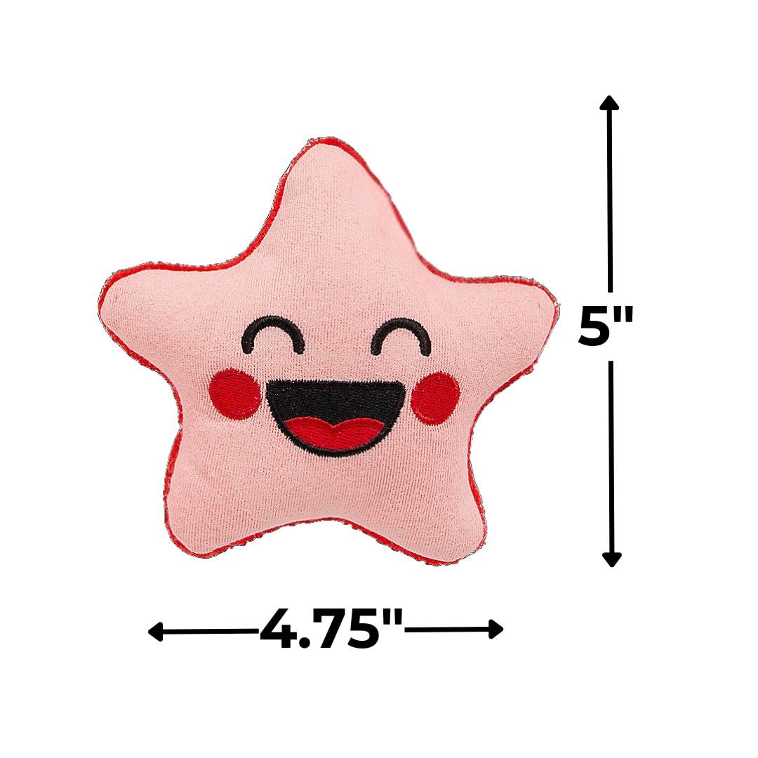 Fun Express Glow-in-The-Dark Patriotic Stuffed Stars - 6 Pc