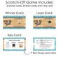 Big Dot of Happiness Strike Up the Fun - Bowling - Birthday Party or Baby Shower Party Game Scratch Off Cards - 22 Count