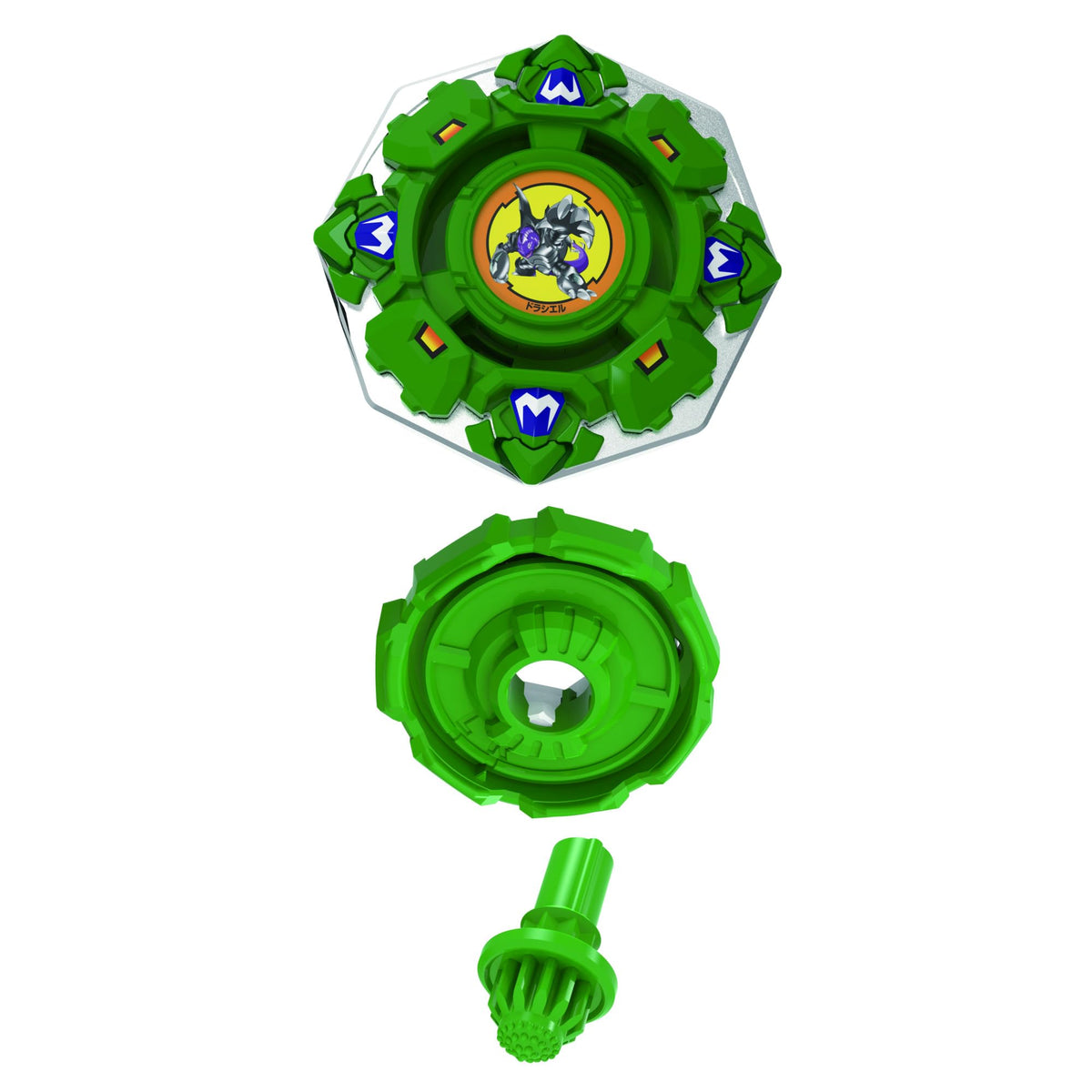 BEY BLADE X X-Over Project Draciel Shield 7-60D Pack Set with Takara Tomy Defense Type Top and Launcher, Battling Tops Game Toys, Ages 8+