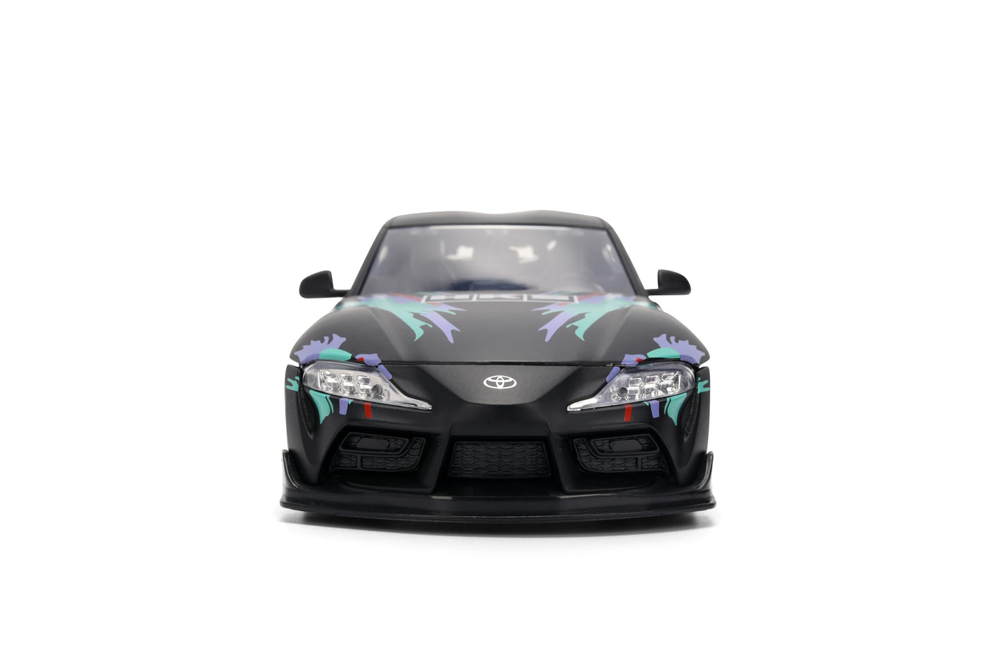 Jada 2020 Toyota GR Supra HKS, Black/Green Toys 37023-1/24 Scale Diecast Model Car