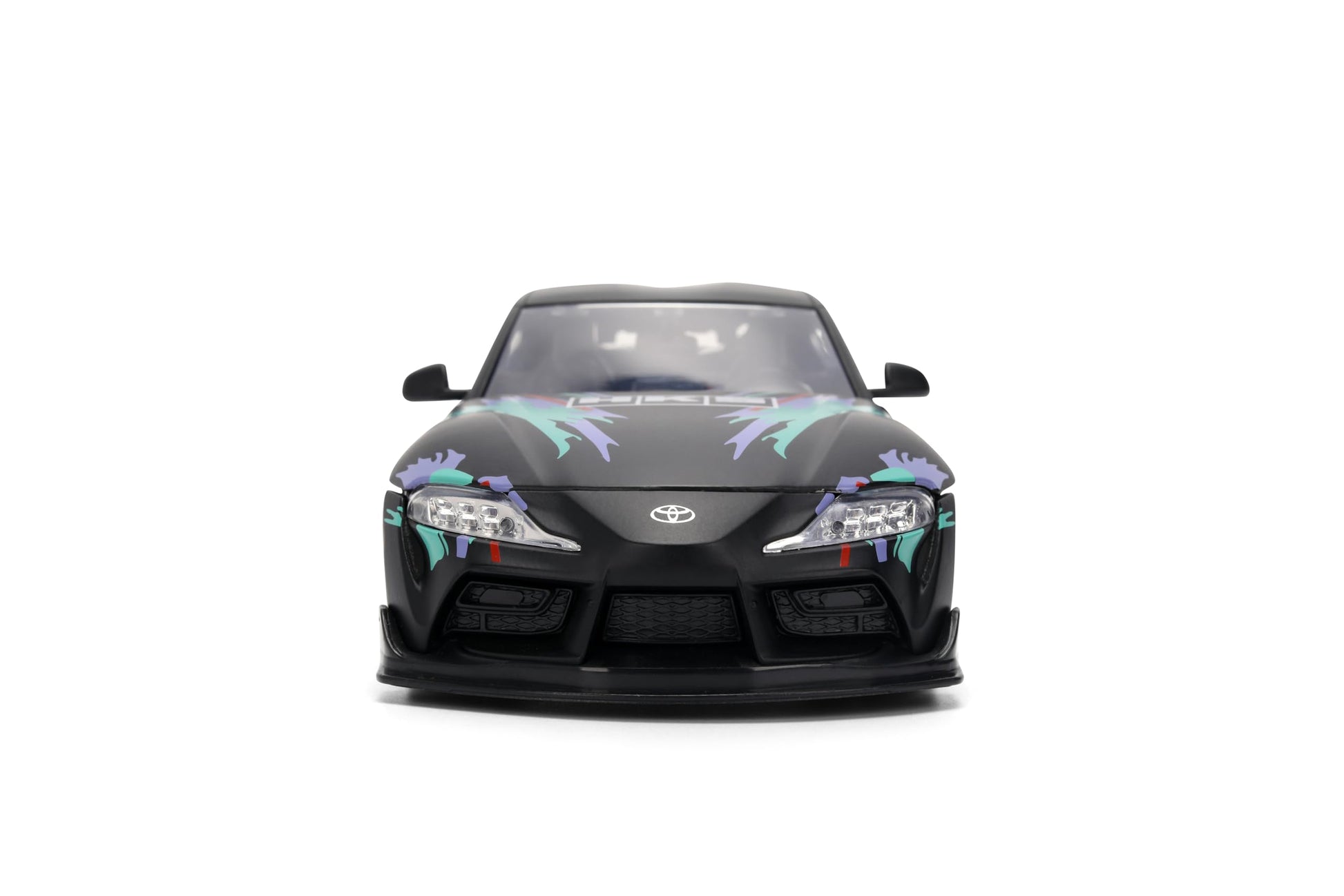 Jada 2020 Toyota GR Supra HKS, Black/Green Toys 37023-1/24 Scale Diecast Model Car