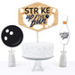 Big Dot of Happiness Strike Up the Fun - Bowling - Birthday Party or Baby Shower Centerpiece Sticks - Table Toppers - Set of 15