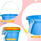 Holady 8 Inch Large Sand Beach Buckets Pail,Sand Bucket Water Bucket for Beach Fun Great Summer Party Accessory