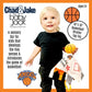 The Learning Lovey New York Knicks Baby Tag Toy - NBA Basketball - Baby Sensory Crinkle Toys - Soft & Safe - Ideal Baby Stroller Toy - BPA Free