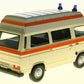 Motormax Volkwagen T3 Ambulance Emergency Doctor 1979-1992 1/24 Model Car with Individual Number Plate