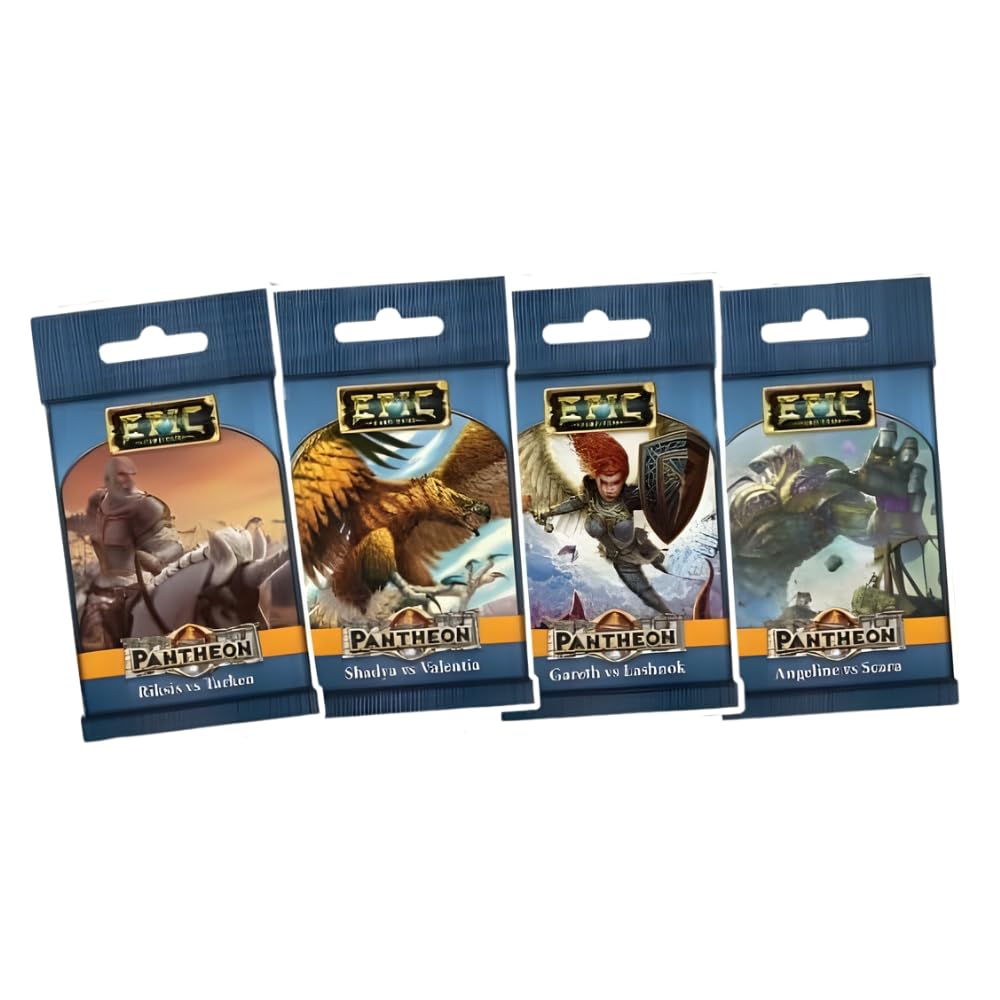 WISE WIZARD GAMES, Epic Card Game Bundle: Base Set, Guardians of Gowana, Duels Boxed Sets Plus 4 Lost Tribe Card Packs, 4 Pantheon Packs, 4 Tyrants, 4