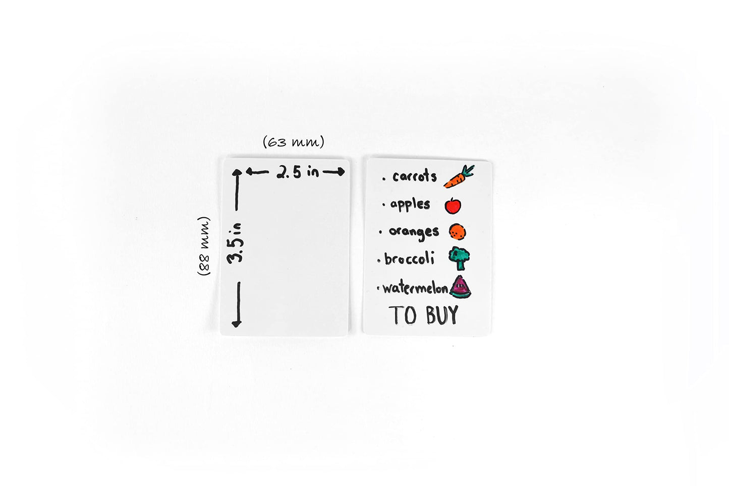 Apostrophe Games Dry Erase Blank Playing Cards w/Box, Poker Size - 2.5" x 3.5", 180 Reusable Cards, Flash Cards, Board Game & Note Cards