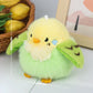 ABEARCAR 3.9 inches Parakeet Plush Toy Bird Stuffed Animal Plush Toy Holder Bag Pendant Party Christmas Birthday Valentine's Day Gifts Toys for Kids
