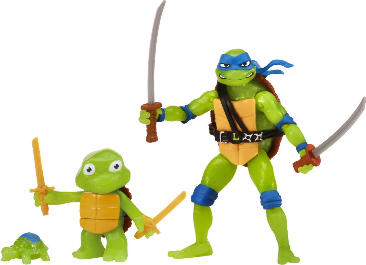 Teenage Mutant Ninja Turtles: Mutant Mayhem Making of a Ninja Leondardo Action Figure 3-Pack