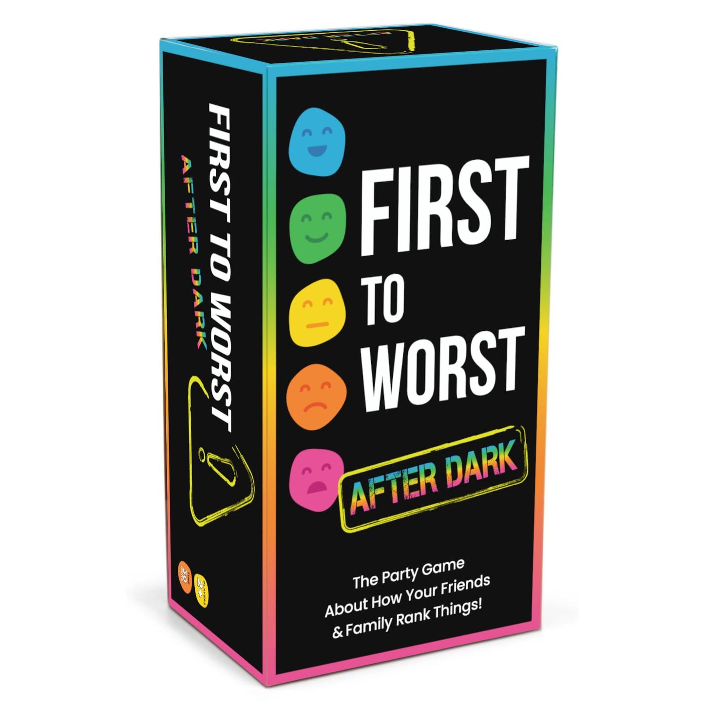 FIRST TO WORST After Dark Party Game - The Adult Card Game About How Your Friends & Family Rank Things | Funny Ranking & Guessing Board Game