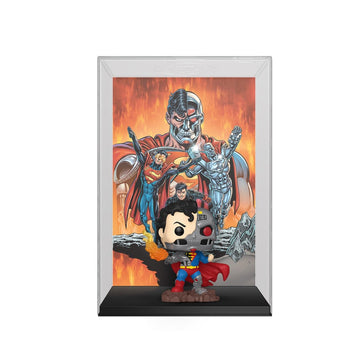 Funko Pop Comic Cover: DC - Cyborg Superman - DC Comics - Collectable Vinyl Figure - Gift Idea - Official Merchandise - Toys for Kids & Adults - Model