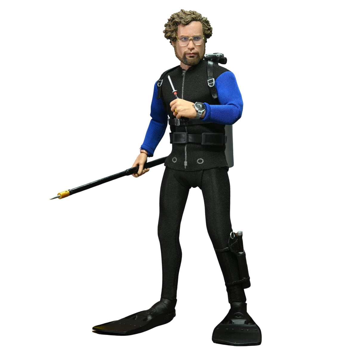 NECA Jaws Shark CAGE Hooper 8IN Clothed Action Figure