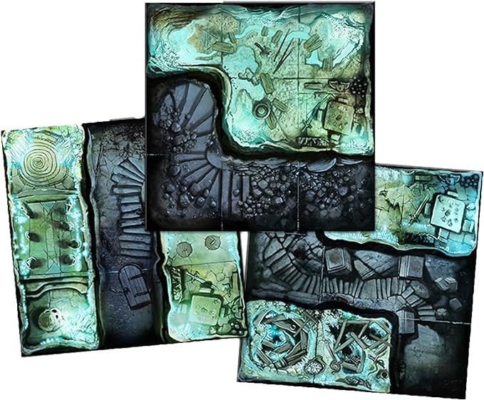 CMON Massive Darkness: A Quest of Crystal & Lava Expansion - Embark on an Epic Dungeon-Crawling Adventure! Strategy Game for Kids and Adults, Ages