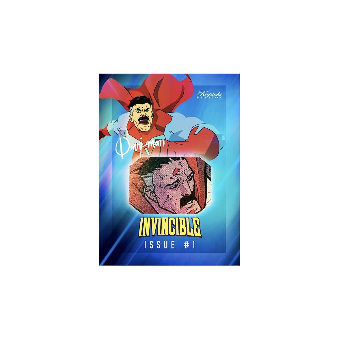 Invincible Season 1 Keepsake Holo Hanger Pack: 4 Cards Per Pack, Holo Mirror Finish, 600-Card Checklist, Numbered Parallels, Chase Relics, Featuring