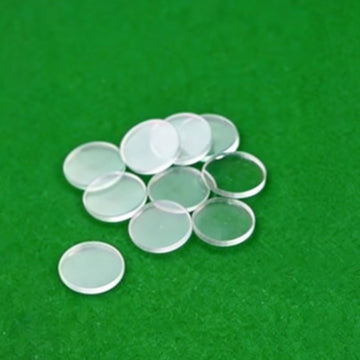Keproving 10 Pcs Pool Cue Ferrule & Tip Pads, Acrylic Repair Spare Parts, Professional Billiard Accessories for Competition and Daily Use (Clear)