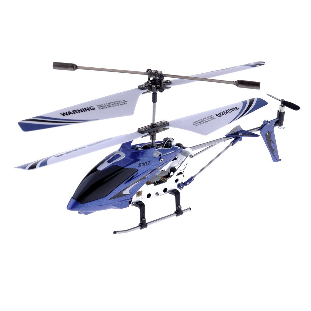 Syma S107G 3 Channel RC Helicopter with Gyro, Blue