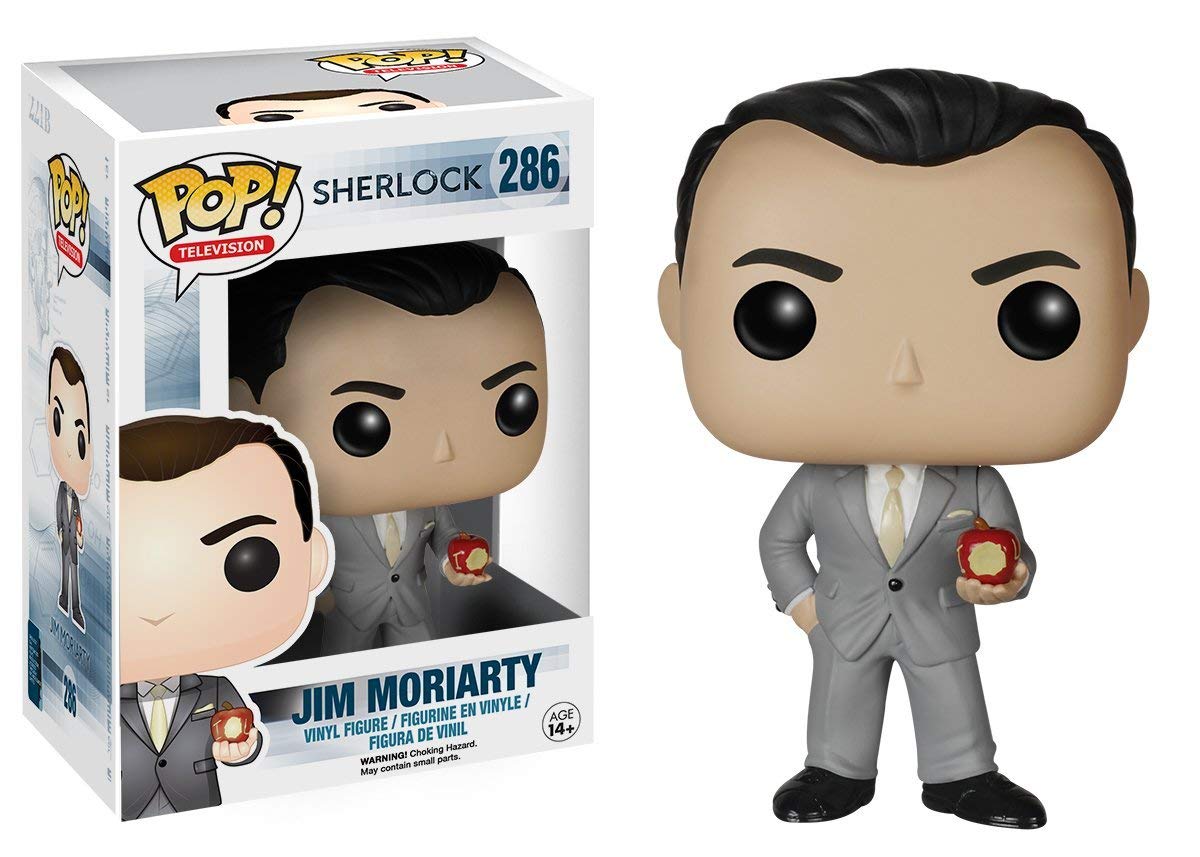 Funko Pop! TV: Sherlock - Jim Moriarty Vinyl Figure (Bundled with Pop Box Protector Case)
