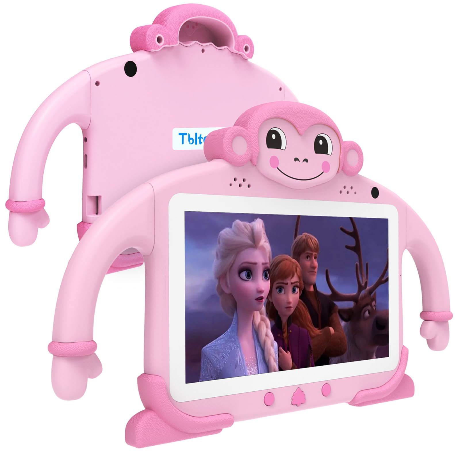 Tbltaca Kids Tablet 7" Tablet for Kids 32GB Toddler Tablet with Wi-Fi YouTube Case, Kids Android Learning Tablet for Toddlers Kids Software Installed