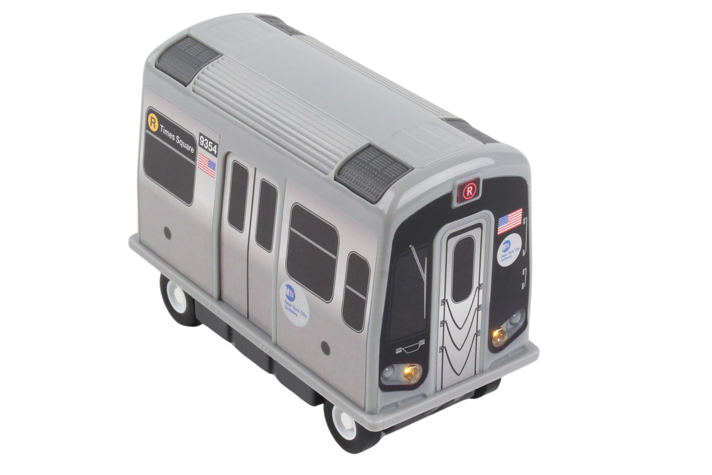 Daron MTA Subway Pullback Toy w/ Light & Sound TT3501 Grey