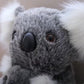11 inch Mum and Baby Koala Plush Toy Stuffed Animal Toy Plush Animal Doll (Black)