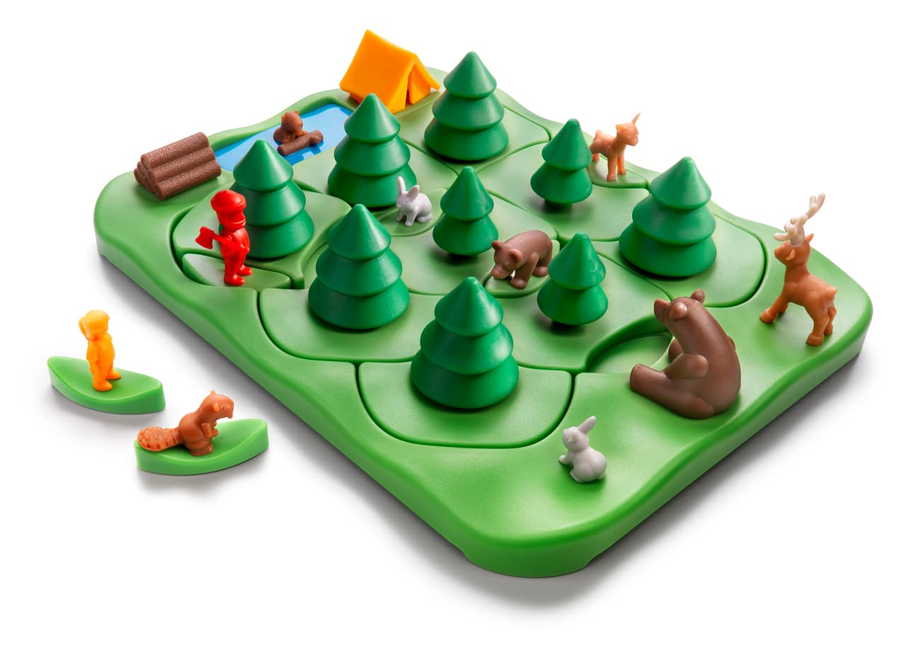 SmartGames Grizzly Gears - Rotating Maze Puzzle Game with 80 Challenges for Ages 7+