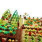 Farm Field Set Building Blocks Plant Animal Crops Building Bricks Kit DIY Building Set Compatible All Major Brands