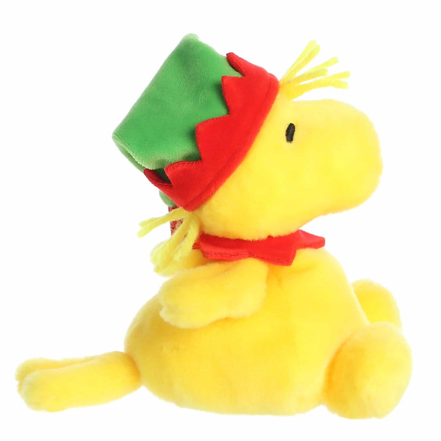 Aurora® Festive Peanuts® Elf Woodstock Palm Pals™ Stuffed Animal - Officially Licensed Toys for All Snoopy Fans - Perfect for Holiday Decorations or