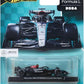 Hot Wheels Premium Formula 1 2024 Mercedes-AMG Petronas F1 Team Die-Cast Car Collection, Metal Model Cars #44 and #63