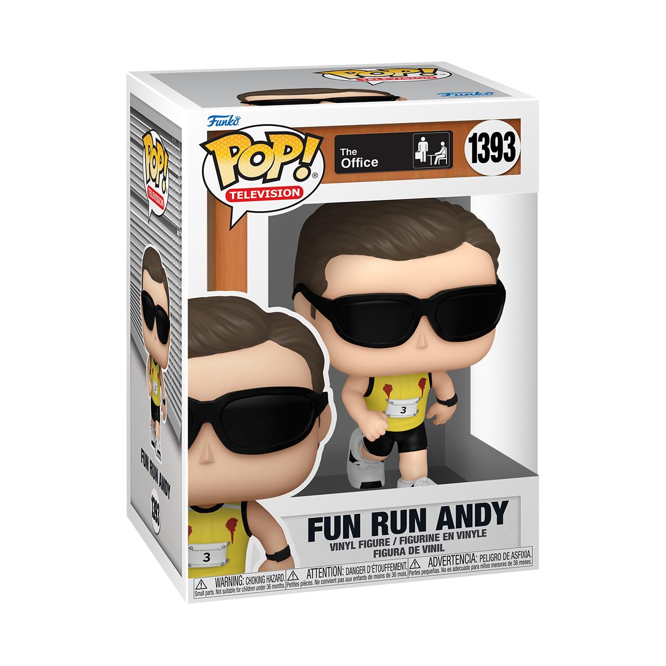 Funko POP! TV: The Office - Fun Run Andy Bernard - Collectable Vinyl Figure - Gift Idea - Official Merchandise - for Kids & Adults - TV Fans - Model