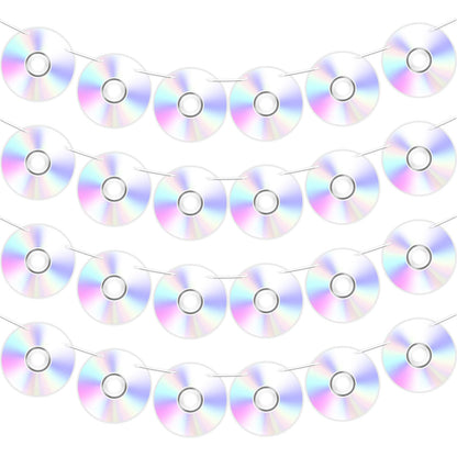 Retro 90s CD Music Theme Banner 4 Pack